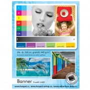Banner PVC 440 - rozměr 1x4 m