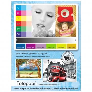 Fotografie 30x20 cm - Extra lesklý fotopapír 275 g